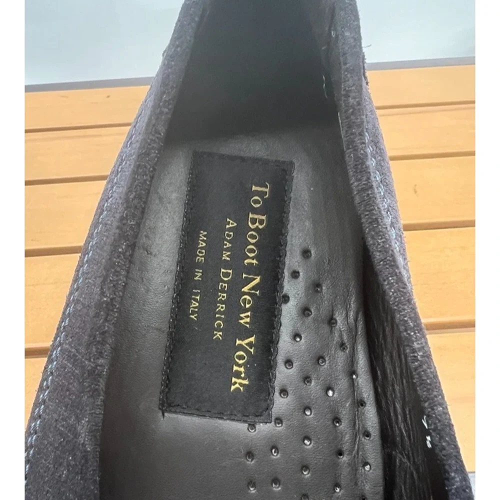 To Boot New York Adam Derrick Lewis Driving Loafers Shoes Italy Sz 7.5